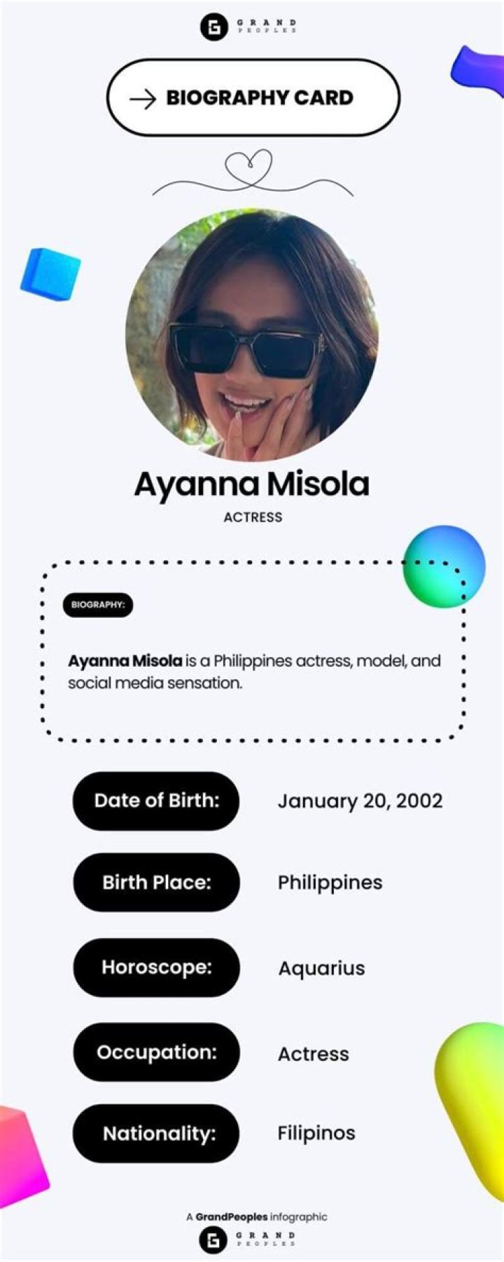 
Ayanna Misola Height, Weight, Net Worth, Age, Birthday, Wikipedia, Who, Nationality, Biography 