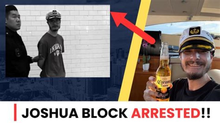 
Is Joshua Block Arrested? Why was Joshua Block Arrested? What did Joshua Block Do? 