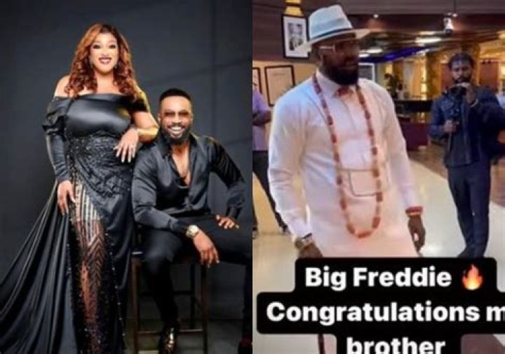 
Juliet Ibrahim, Mike Ezu & Others React As Freddie Leonard Shows Off Lover For The First Time. 