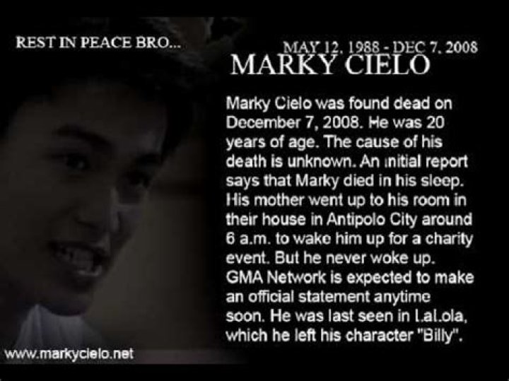 
Marky Cielo Obituary, What was Marky Cielo Cause of Death? 