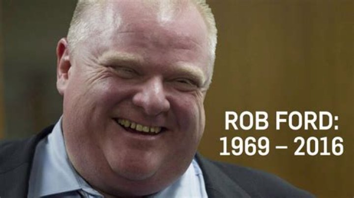 
Rob Ford Cause Of Death, How Did Rob Ford Die? 